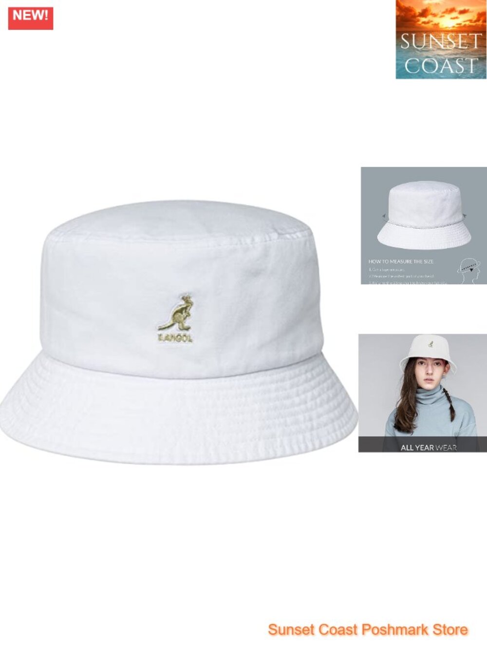Kangol Washed Cotton Bucket Hat Unisex Packable Crushable